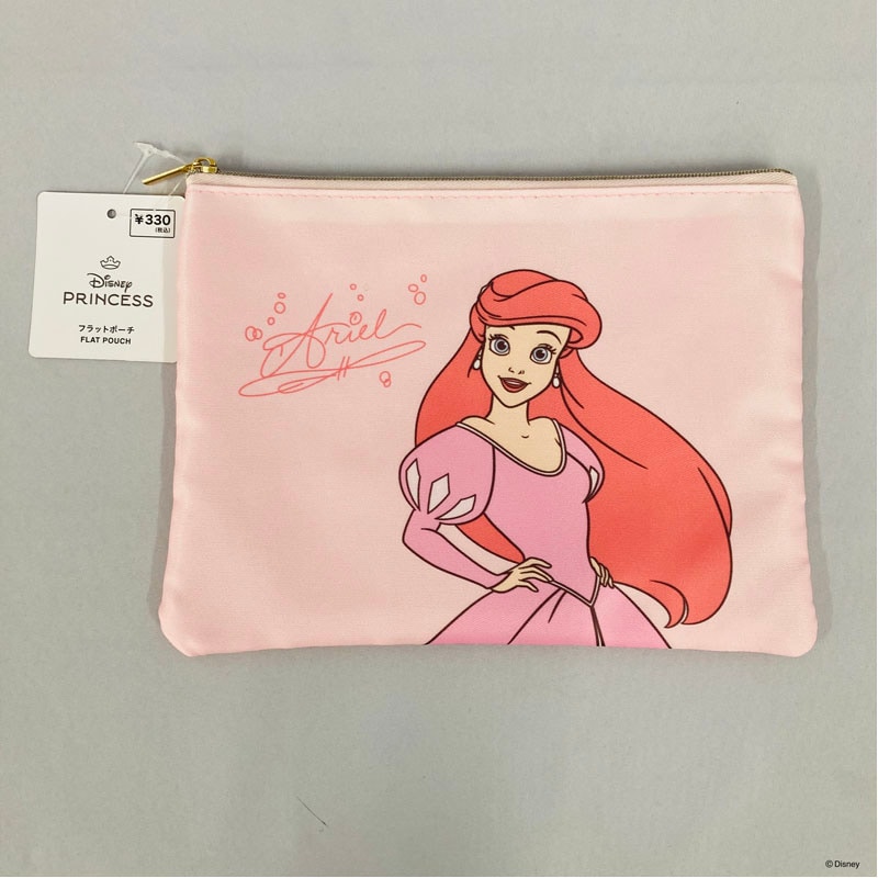 数量限定】ディズニープリンセス フラットポーチ アリエル【公式】≪1