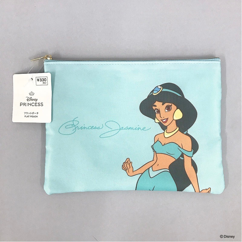 【数量限定】ディズニープリンセス　フラットポーチ　ジャスミン