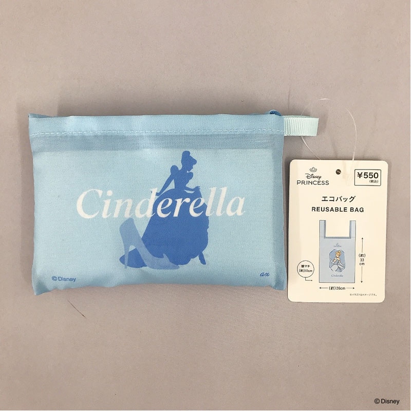 数量限定】ディズニープリンセス エコバッグ シンデレラ【公式】≪1個