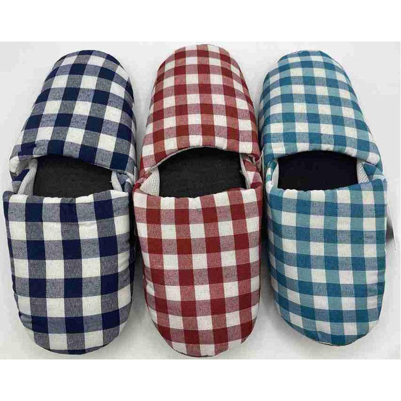 フィットスリッパ　ギンガム