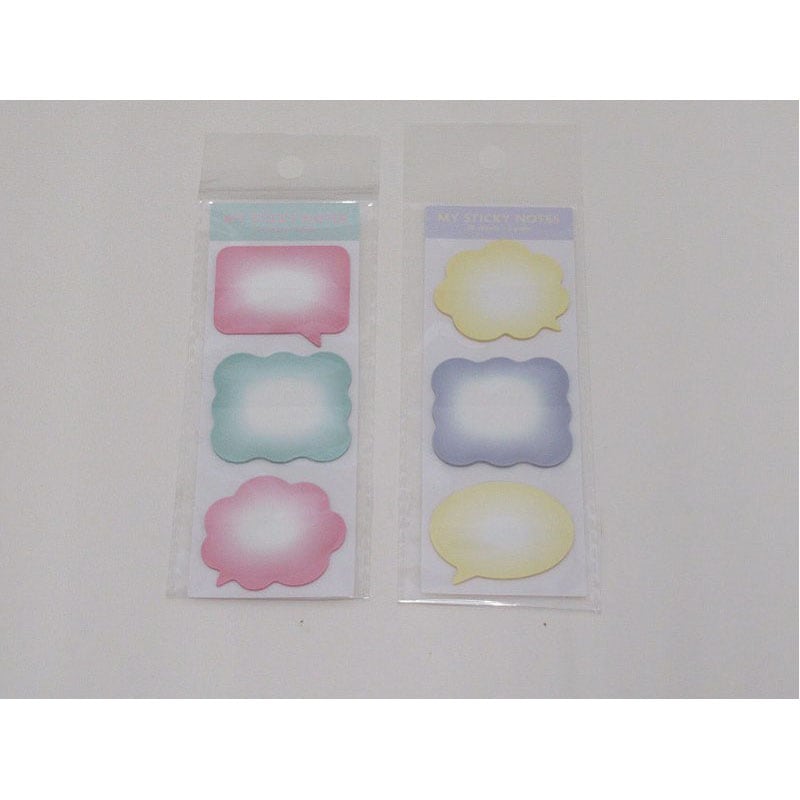 フィルム付箋　３種付き　６０枚