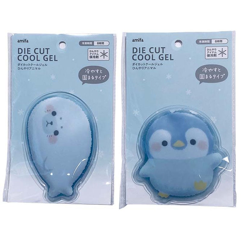 ダイカットクールジェル　ひんやりアニマル