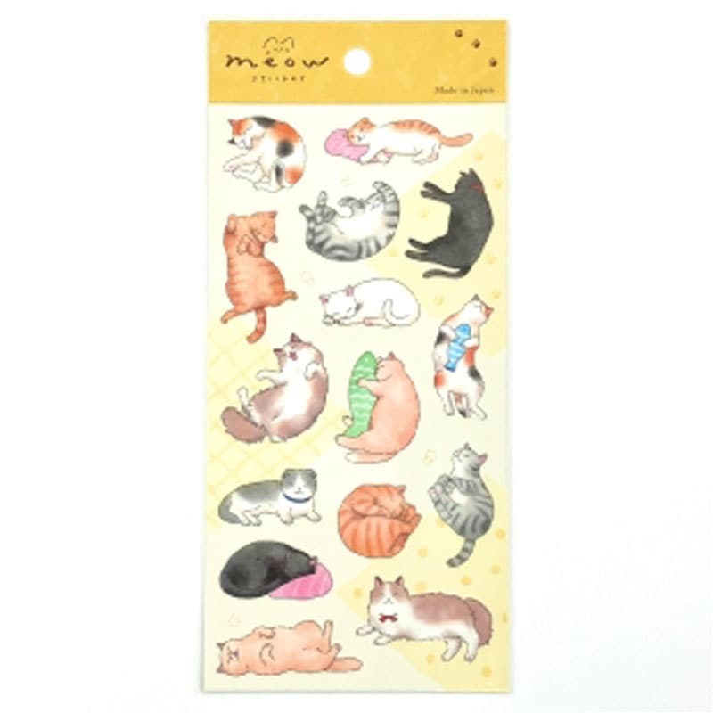 meow sticker おひるね