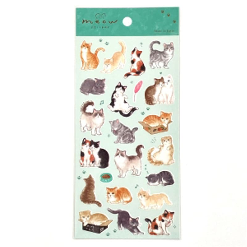 meow sticker のんびり