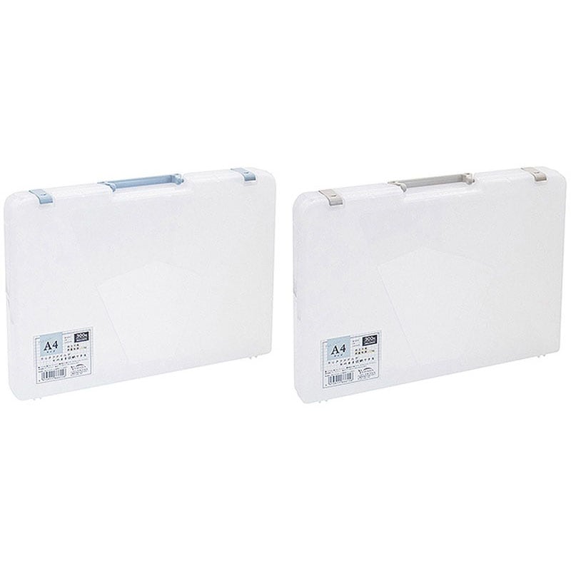 Ａ４ファイルケース取手付　ペールカラー