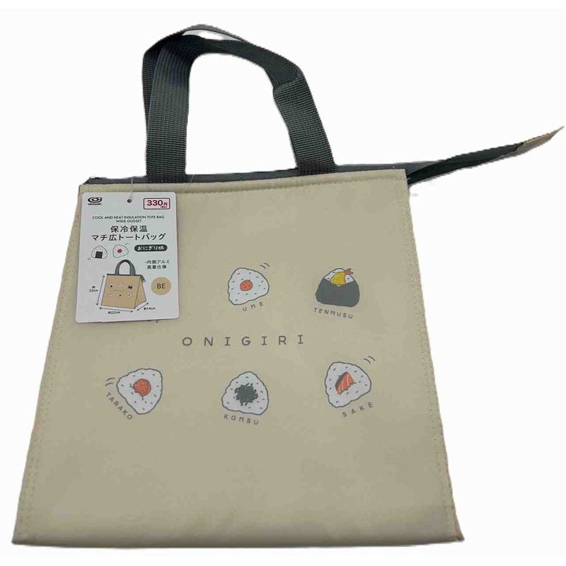 保冷バッグマチ広型　おにぎり柄　ＢＥ