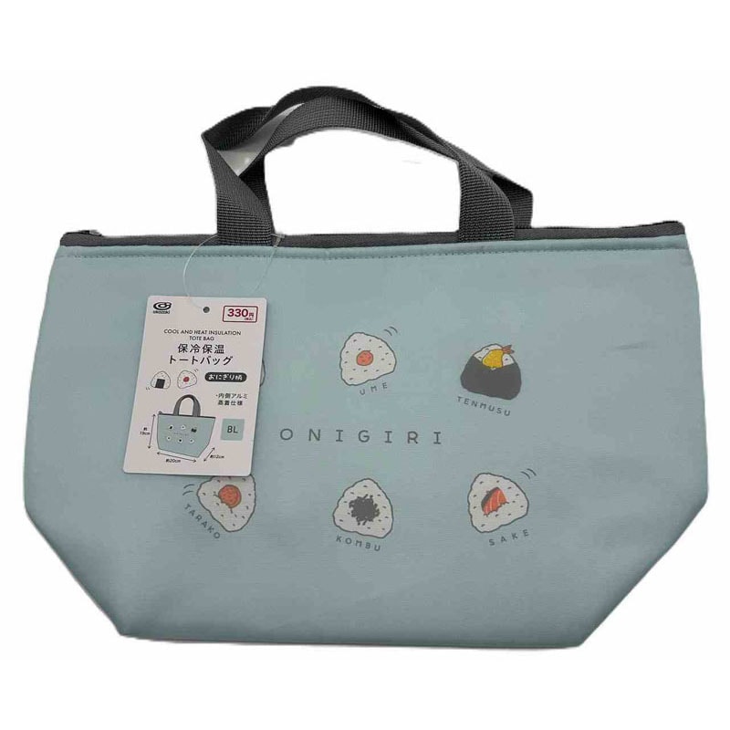 保冷保温トートバッグ　おにぎり柄　ＢＬ