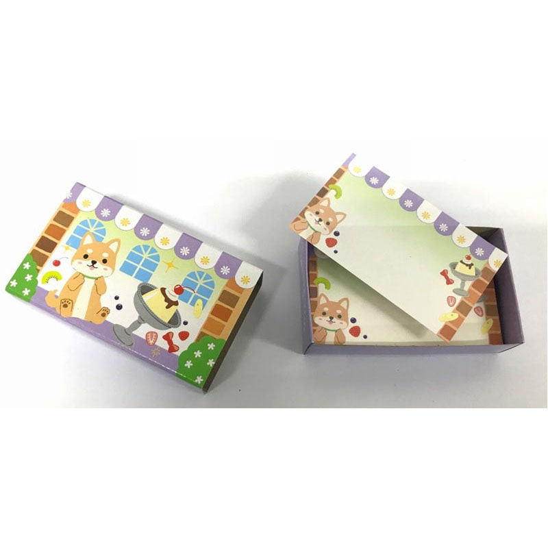 箱入メモ 90枚入 アニマルレトロ風喫茶