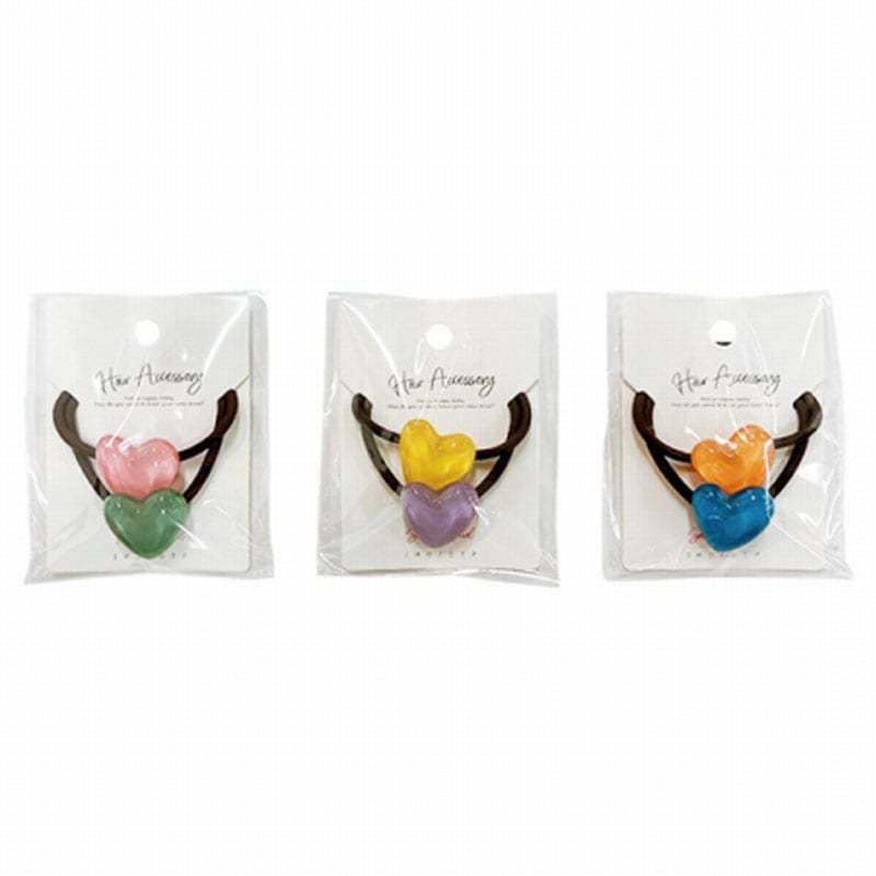 ポニー ぷっくりハート 2P