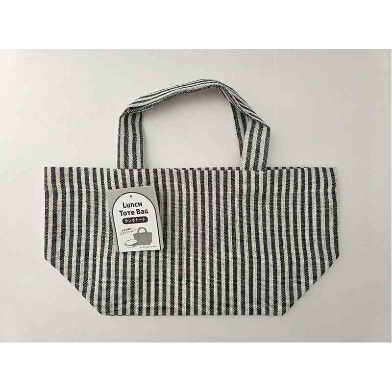ランチトート　ストライプ柄