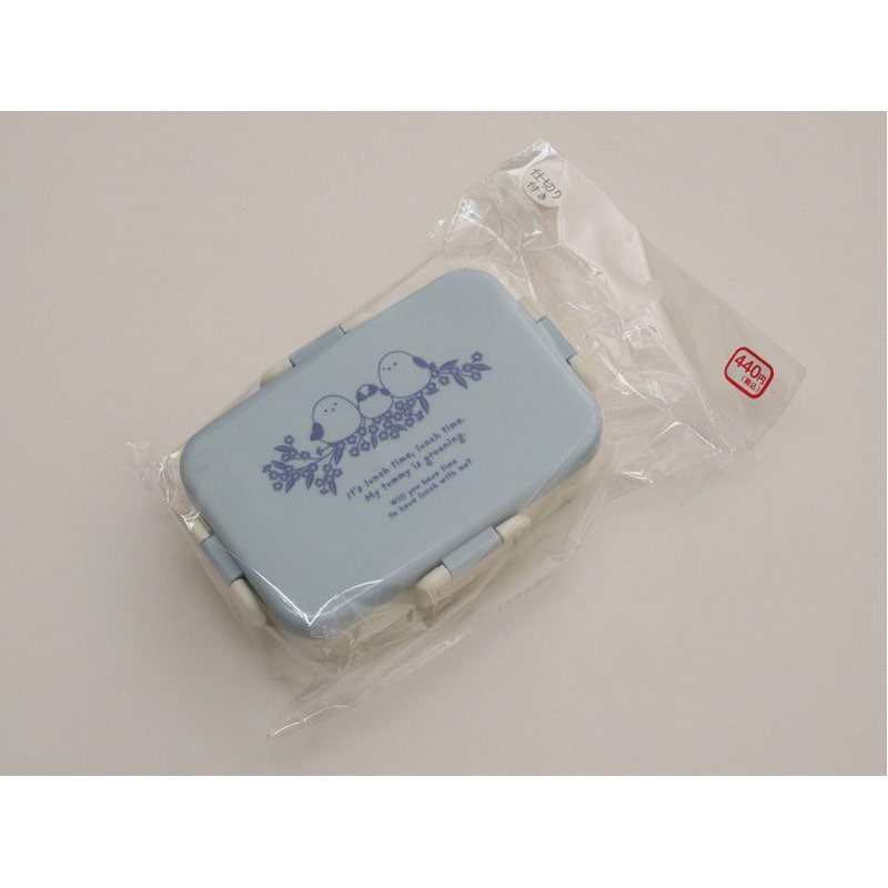 ランチボックス　１段　シマエナガ柄