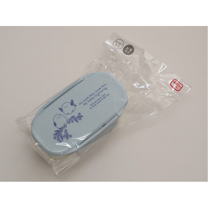 ランチボックス　２段　シマエナガ柄