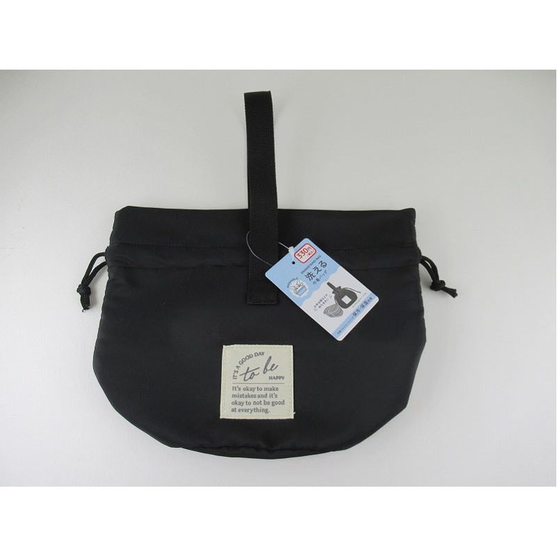 洗える保冷保温巾着バッグ　ＢＫ