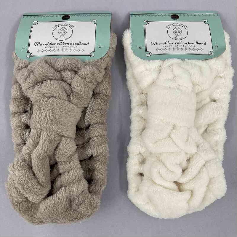 マイクロファイバーリボンヘアバンド