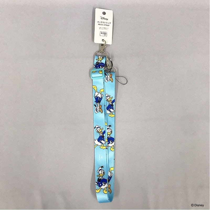 Disney Strap★ディズニーストラップ★ミッキー&ドナルドストラップ１点 ディズニー／ミッキー＆フレンズ CL ネックストラップ ドナルド