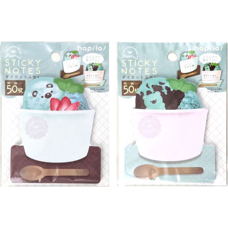 チョコミントベアー ダイカットふせん 50枚【公式】≪1個からお届け