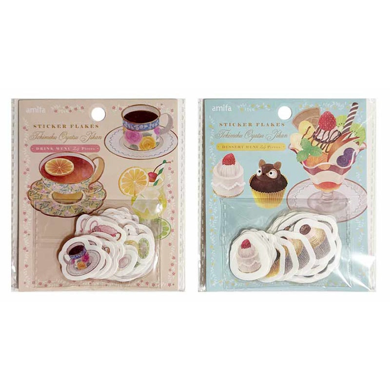 フレークシール 24P ときめくおやつ時間