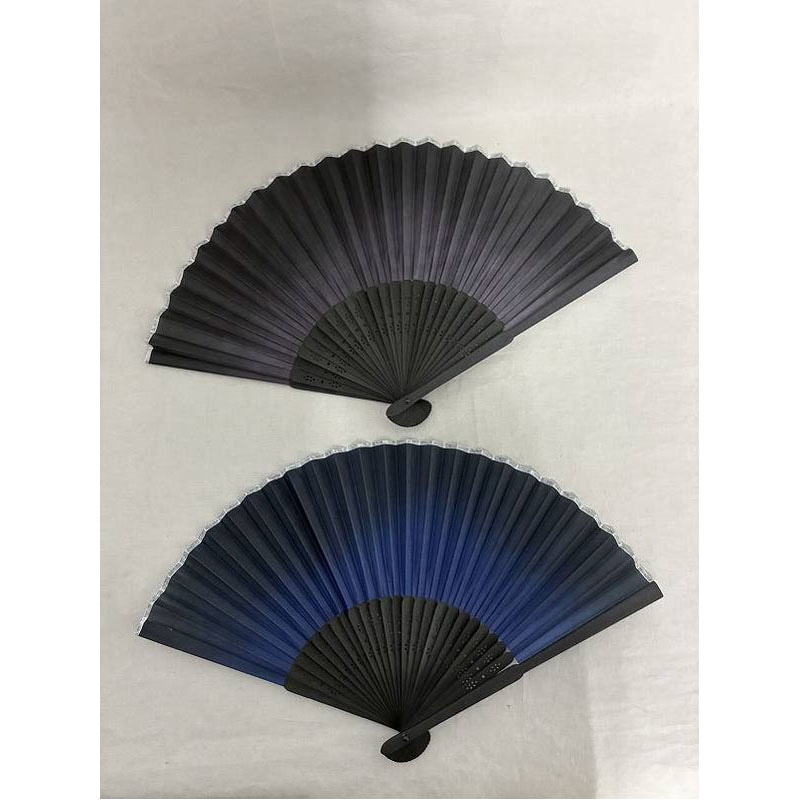 扇子２１ｃｍ　ダークグラデ柄
