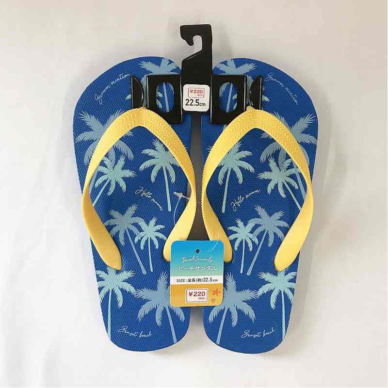 fumikauchida サンダル　ビーチサンダル　アクセサリー ブルー L ビーチサンダル 22．5cm A【公式】≪1個からお届け≫Can☆Do