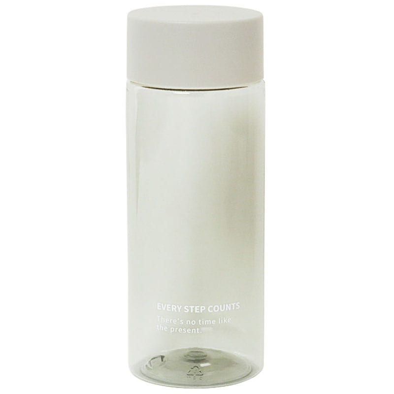 ドリンクボトル　グレーロゴ柄　３１０ｍｌ