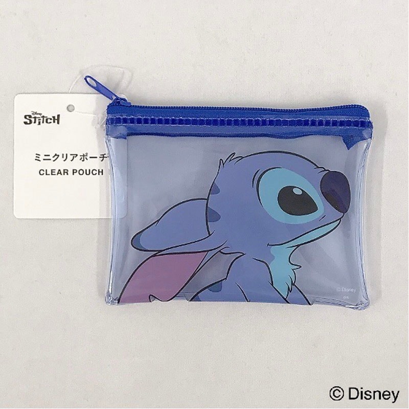 数量限定】ディズニー／スティッチ ミニクリアポーチ【公式】≪1個
