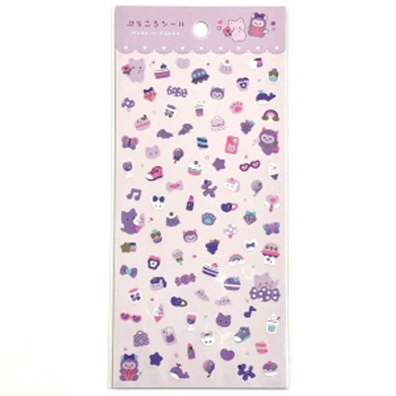 ぷちころシール　パープル