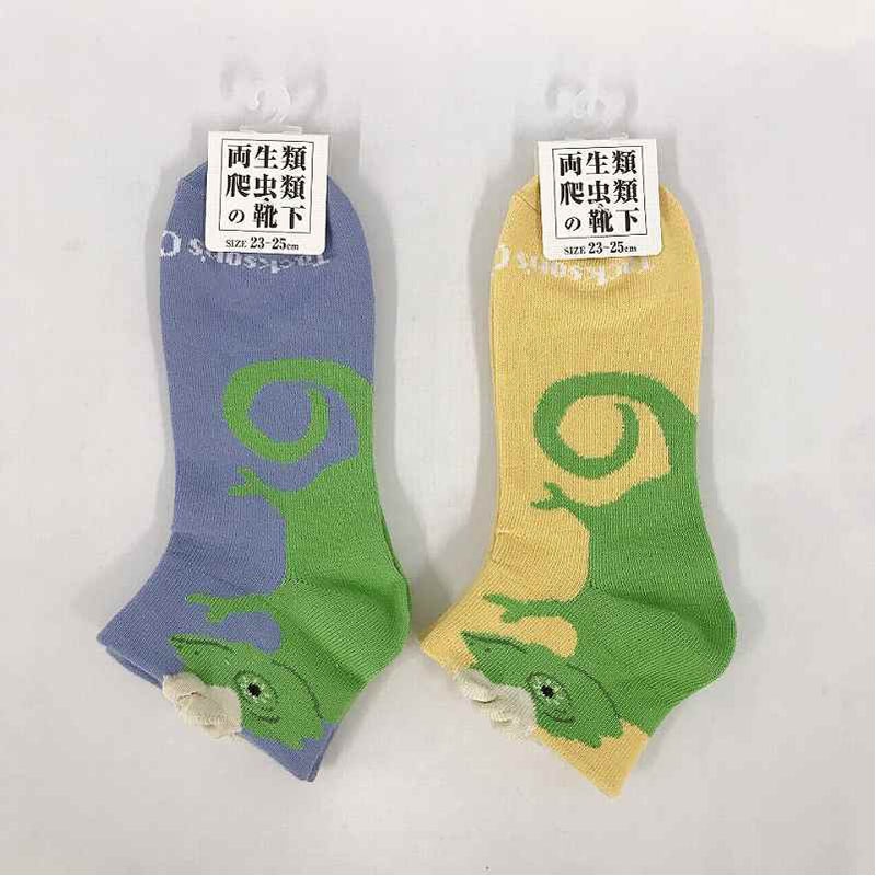 婦人靴下　アンクル丈　ジャクソン柄