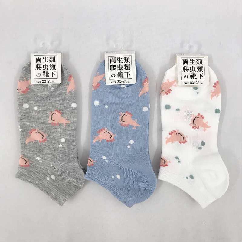 婦人靴下　ショート丈　ウーパー総柄