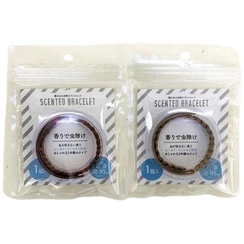 ＰＵ編込虫除けブレスレット　ＢＲ