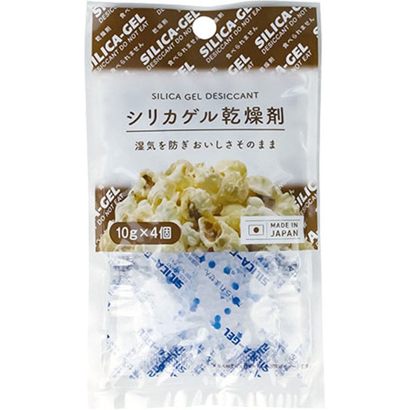 シリカゲル乾燥剤　１０ｇ×４Ｐ