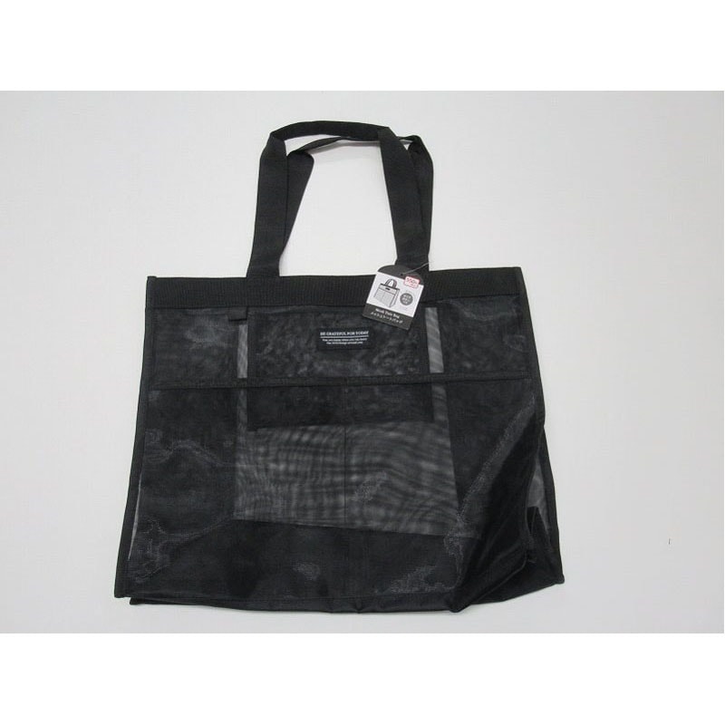メッシュトートバッグ BK