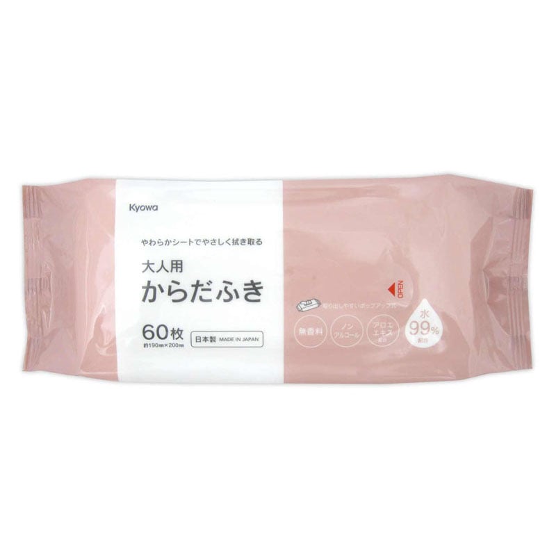 大人用からだふき　６０枚