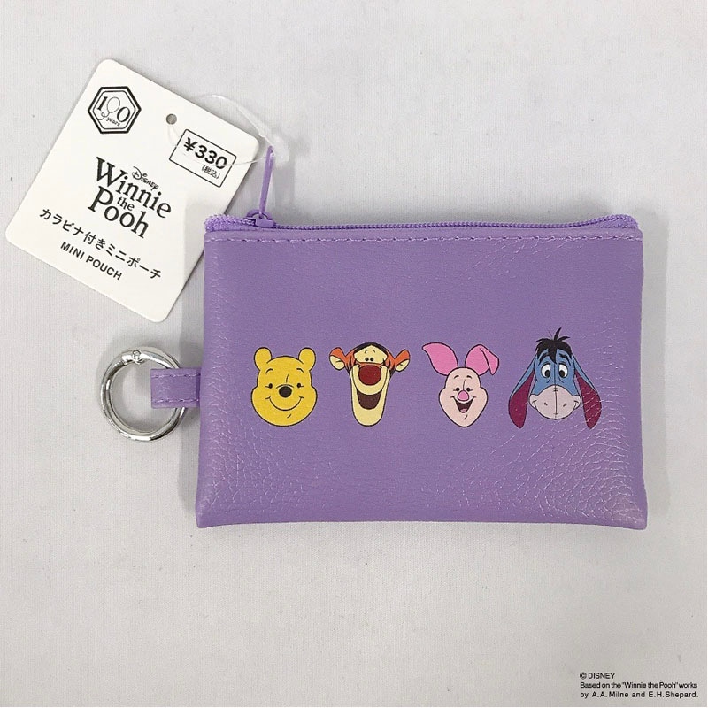 【数量限定】ディズニー／くまのプーさん　カラビナ付きミニポーチ