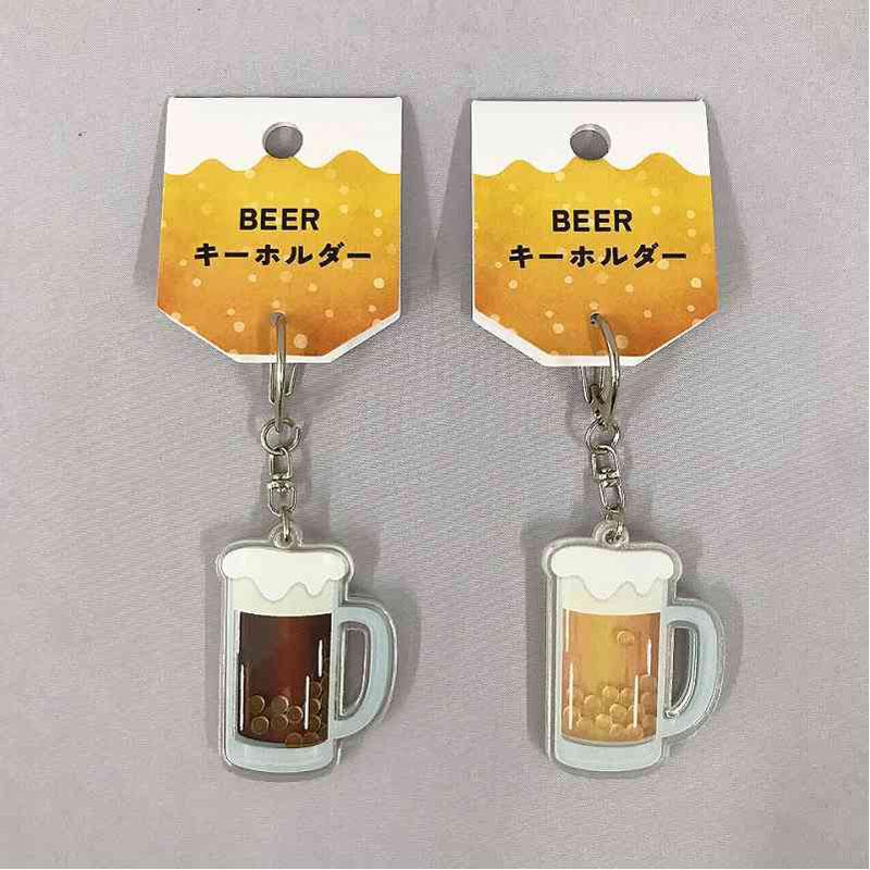 BEERアクリルキーホルダー