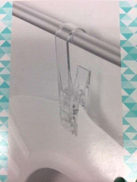 クリアハンギングクリップ