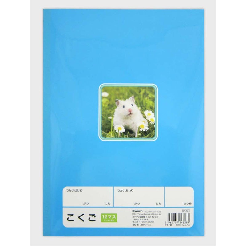 ステディ学習帳　こくご　１２マス　４０枚