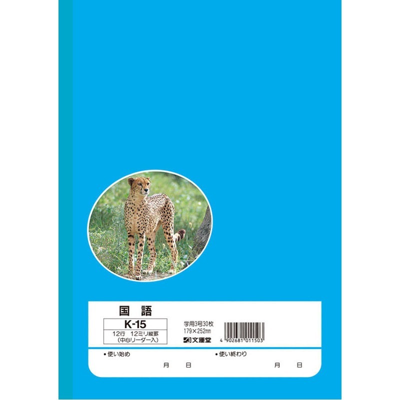 Ｂ５国語１２行　Ｋ－１５