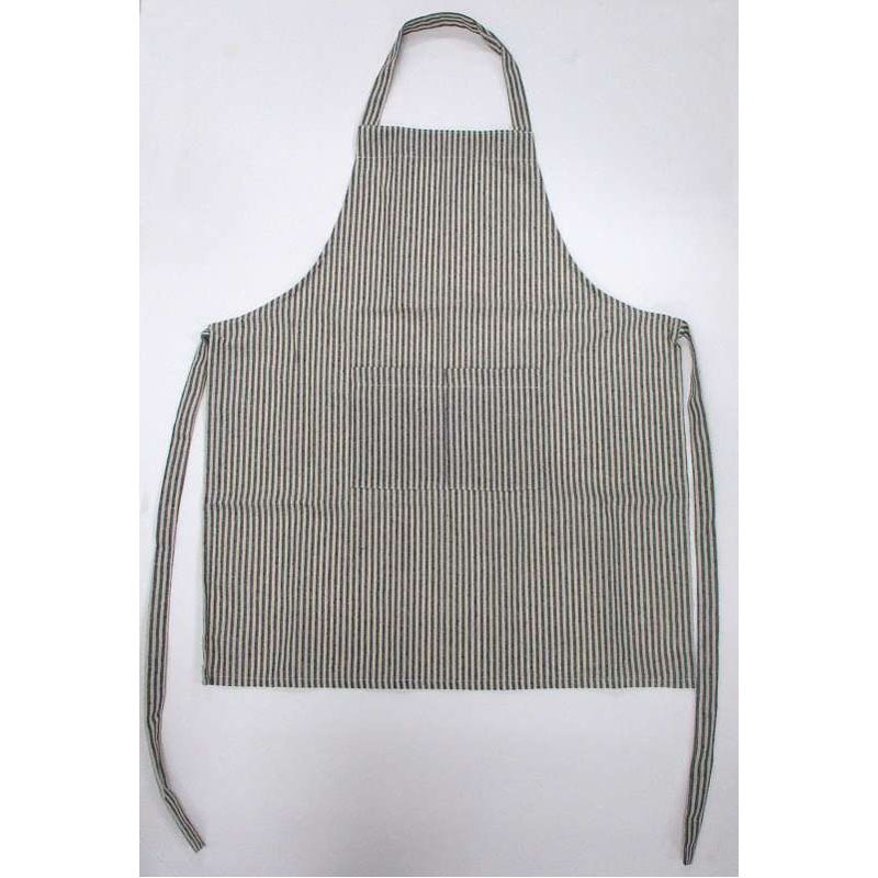 エプロン　ストライプ柄