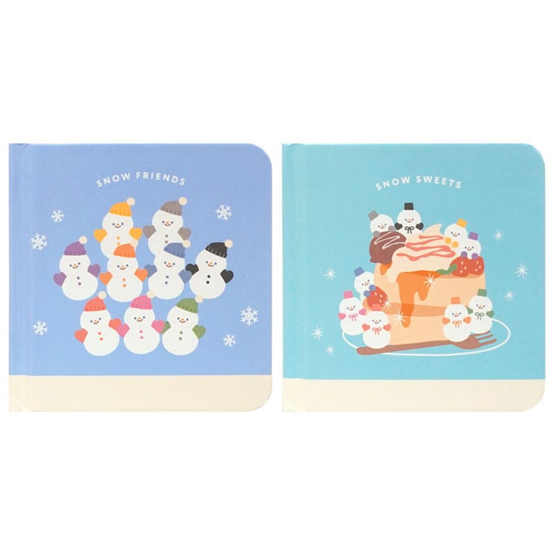 ハードカバーノート 96P 方眼 スノーF柄【公式】≪1個からお届け