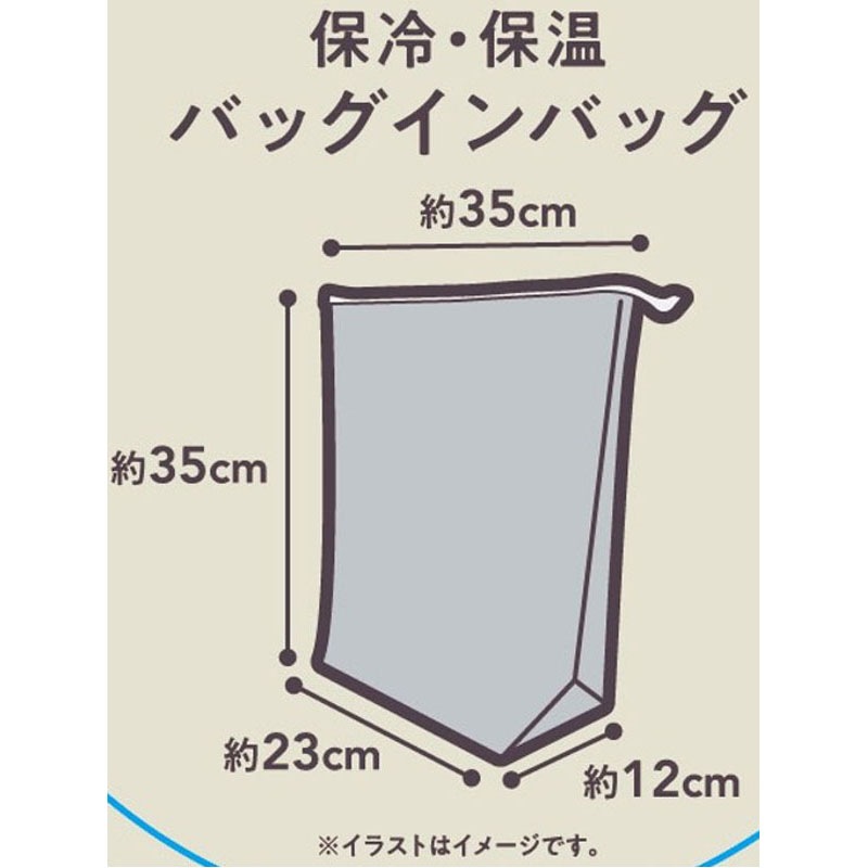 保冷保温バッグインバッグ　３５×３５ｃｍ
