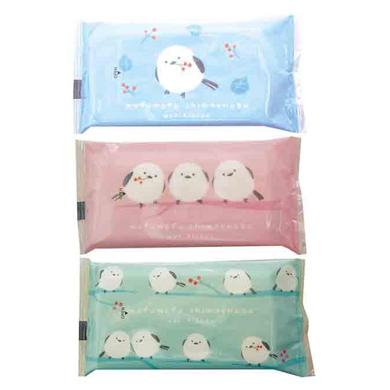 ノンアル除菌ウェット１０枚３Ｐシマエナガ