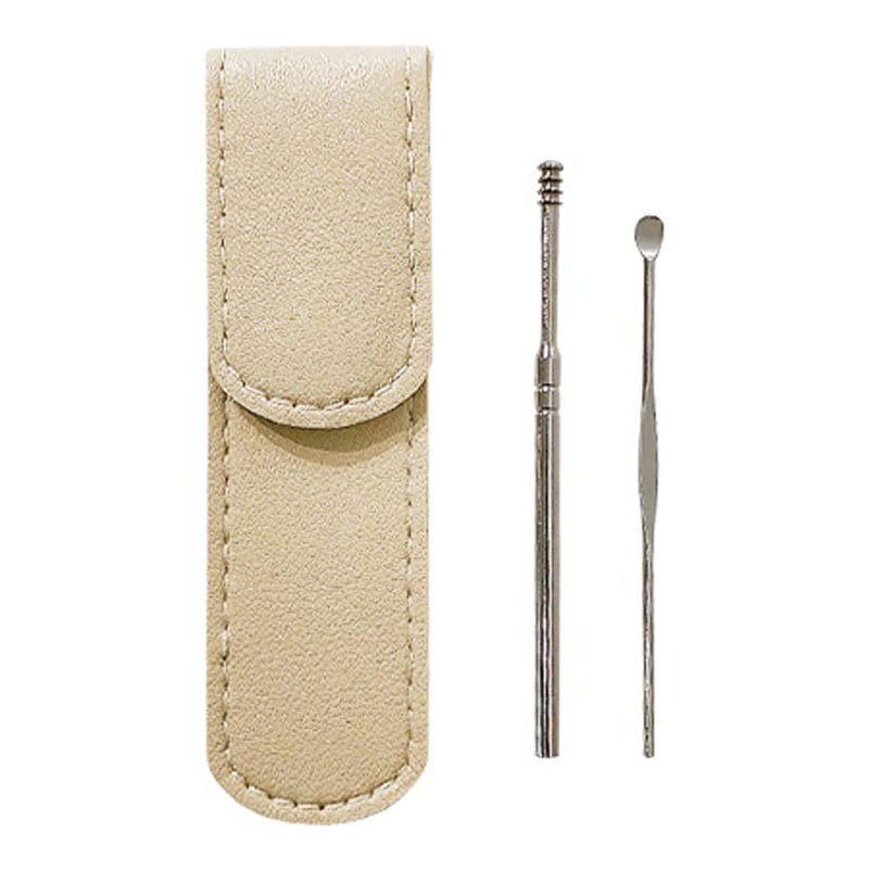 ケース付ステンレス耳かき　２Ｐ