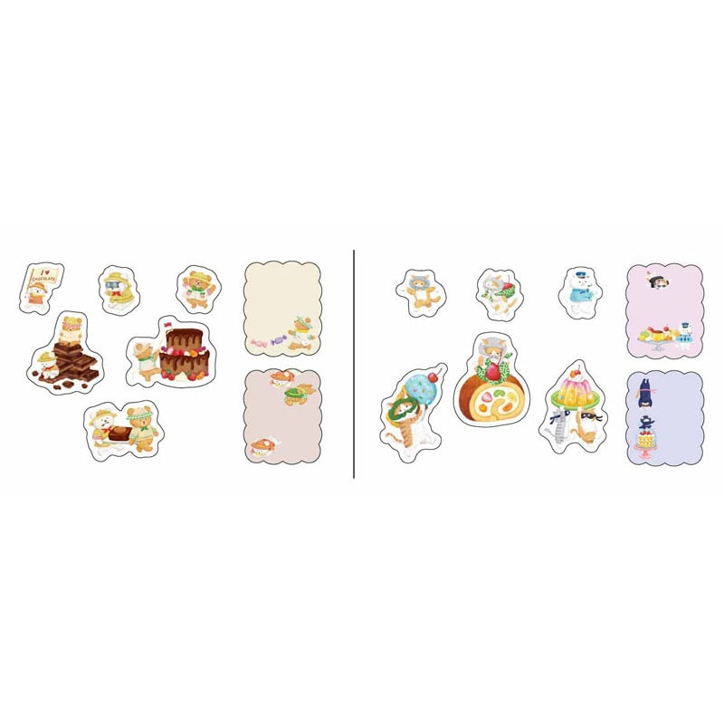 フレークシール　２４Ｐおかしなものがたり