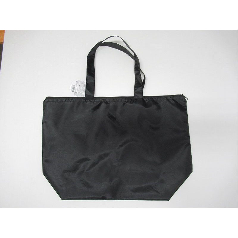 ファスナー付買い物舟形トート BK【公式】≪1個からお届け≫Can☆Do