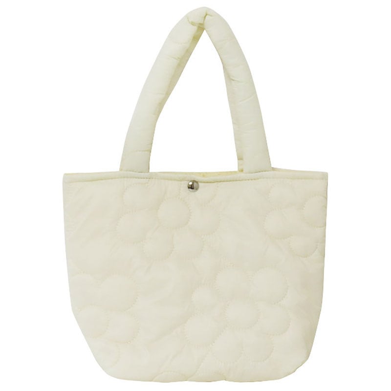 ★ハンドメイド★ ミニチュア トートバッグ ホワイト おリボンSP ver. ☆ハンドメイド☆ ミニチュア トートバッグ ホワイト おリボンSP ver.