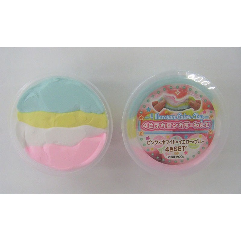 ４色マカロンカラーねんど 公式 １個からお届け Can Doネットショップ
