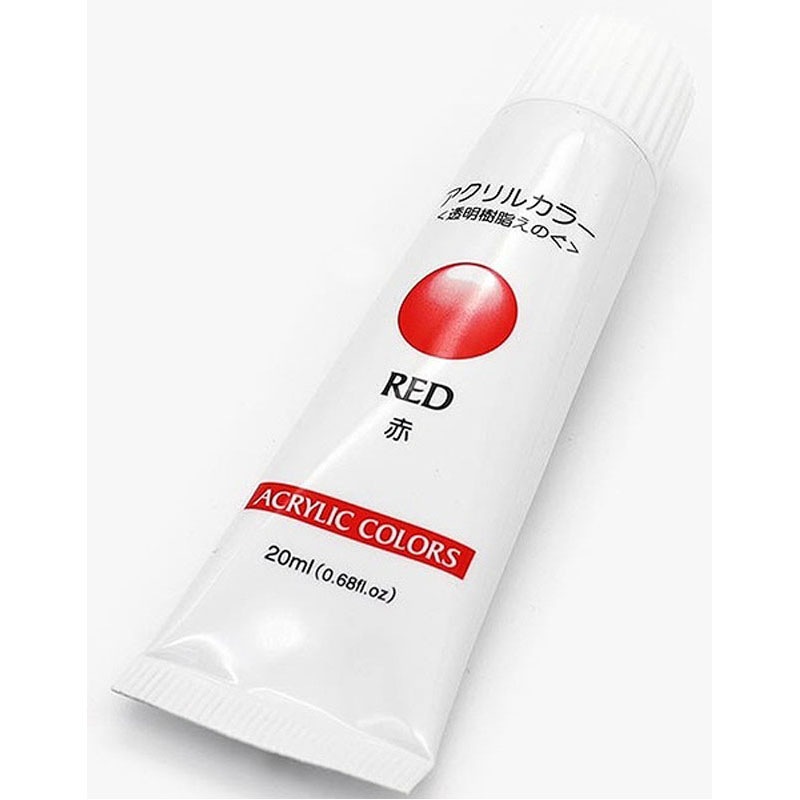 サンノート アクリルカラー20ml 赤【公式】≪1個からお届け≫Can