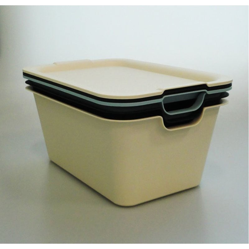 プレーンボックスＭセット　ライトブルー