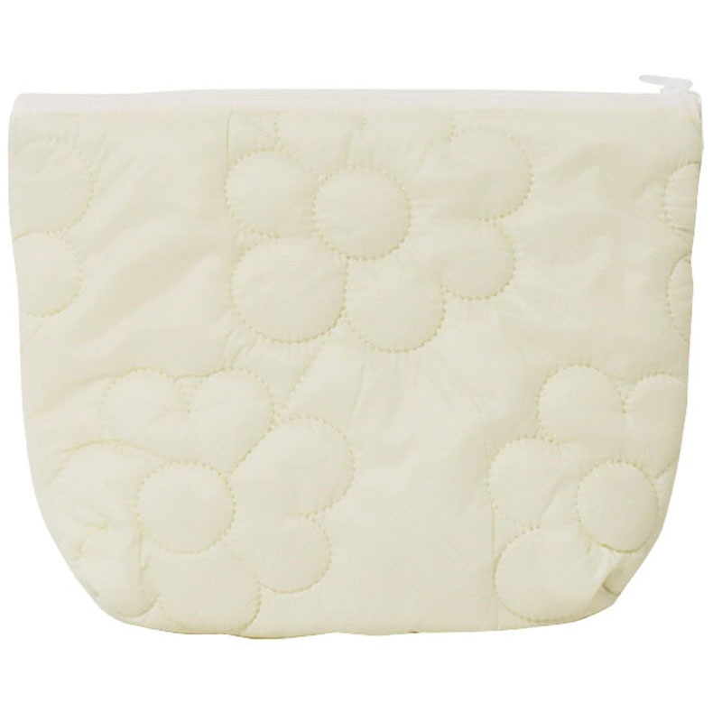 マチ付きポーチ　花柄