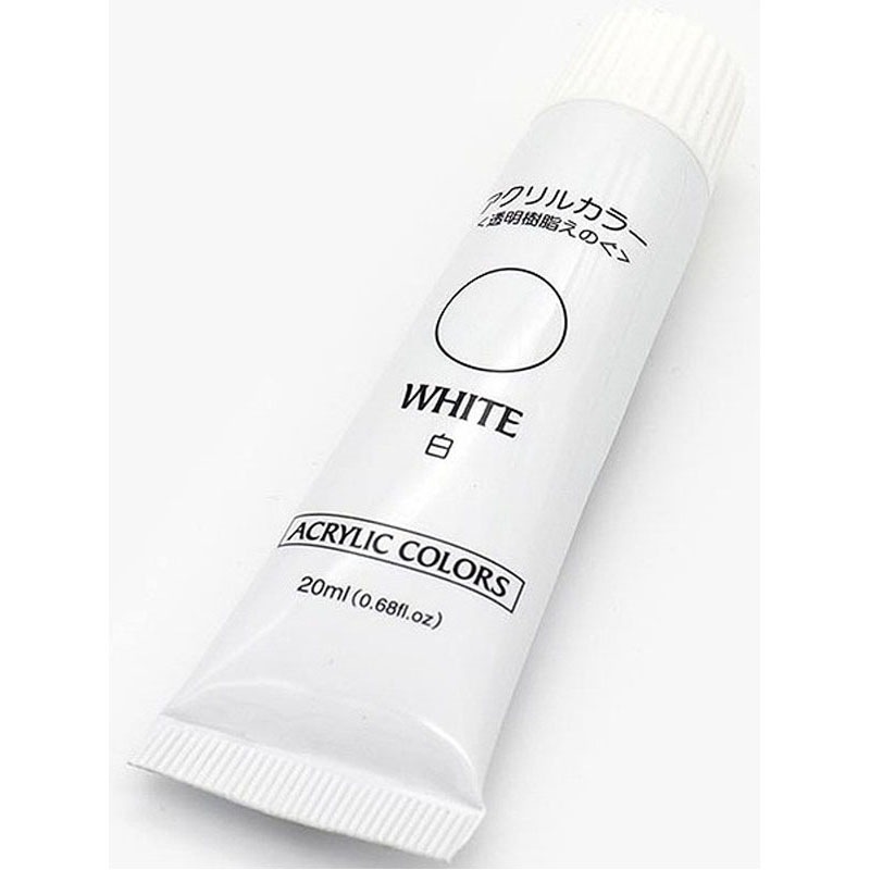 【中古】アクリルウィンドウ ホワイト 割れあり サンノート アクリルカラー20ml 白【公式】≪1個からお届け≫Can